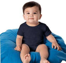 Rabbit Skins Premium Jersey Baby Bodysuit - Color: Navy