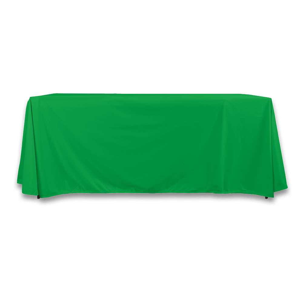 Full Color 6' Promotional Open-Back Throw Tablecloth-default