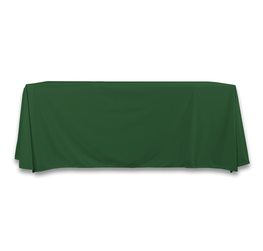 Full Color 6' Promotional Open-Back Throw Tablecloth-default