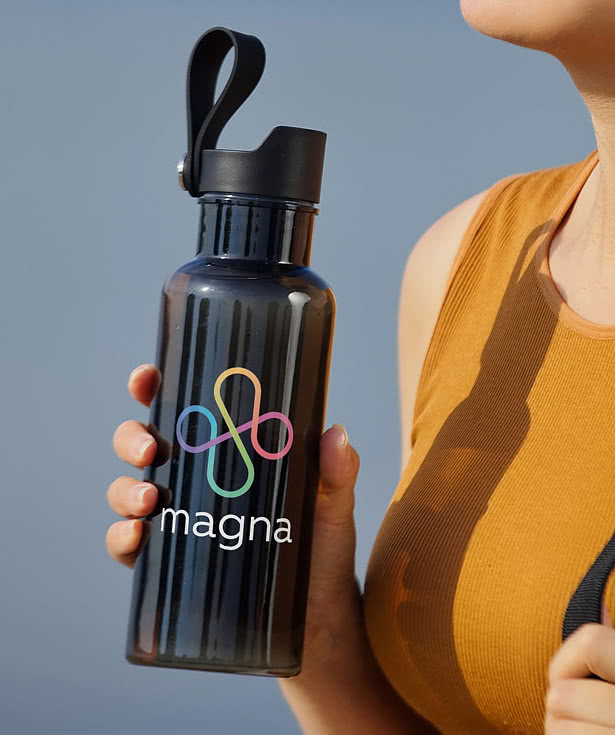 Full Color 20 oz. Lagoon Recycled Water Bottle