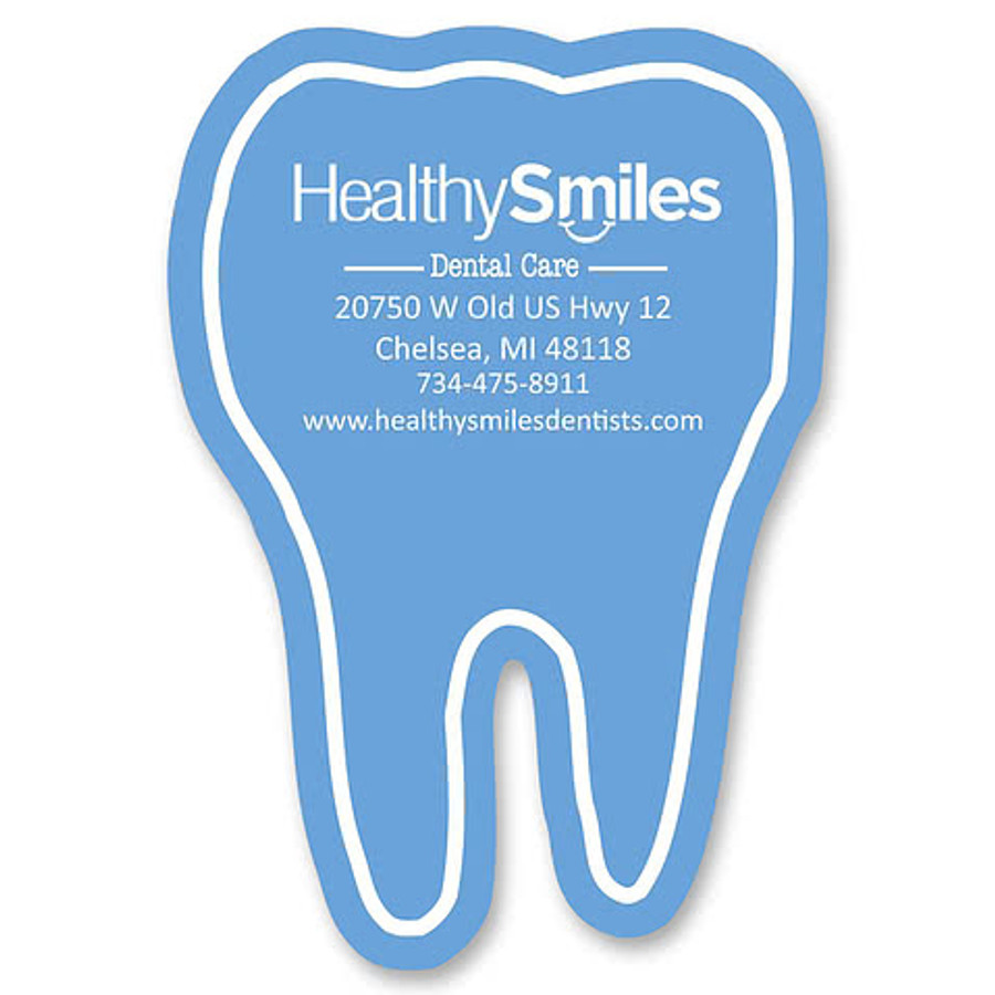Tooth Magnet in .020 Thickness White
