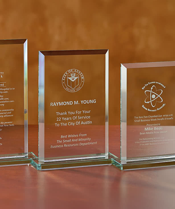 Beveled Rectangle - Medium Award