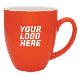 16 oz. Two-Tone Bistro Mug - Color: Orange