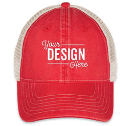 Comfort Colors Trucker Hat - Color: Red / Ivory