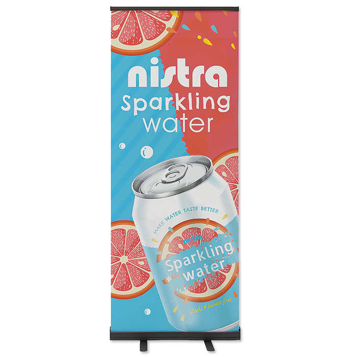 Full Color 31.5 x 83.5 Promotional Retractable Banner Kit