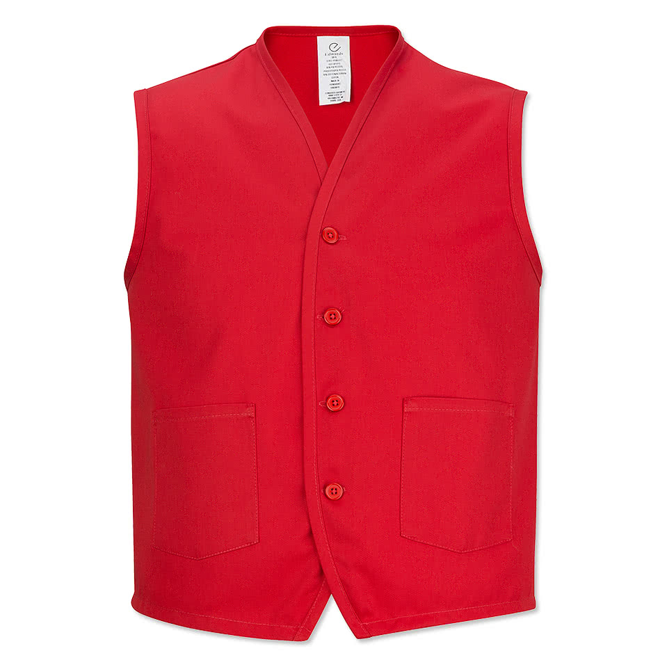 Edwards Apron Vest with Two Waist Pockets
