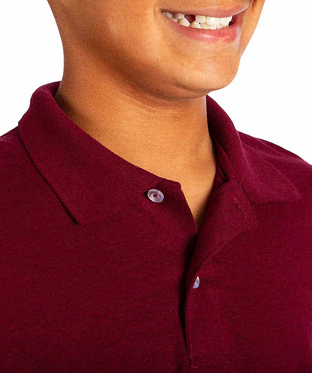 Hanes Youth EcoSmart 50/50 Jersey Polo - Embroidered