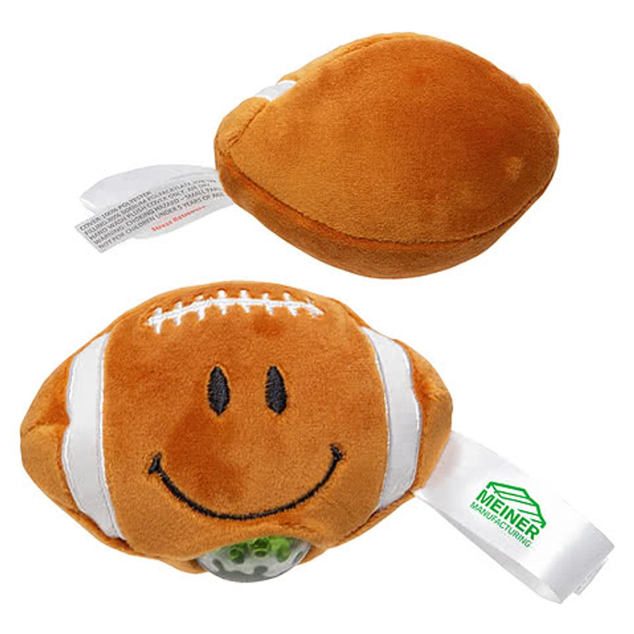 Stress Busters Football Plush Gel Stress Reliever