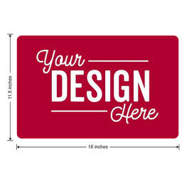 Full Color 18" X 11.5" Car Door Magnet - Color: Cardinal