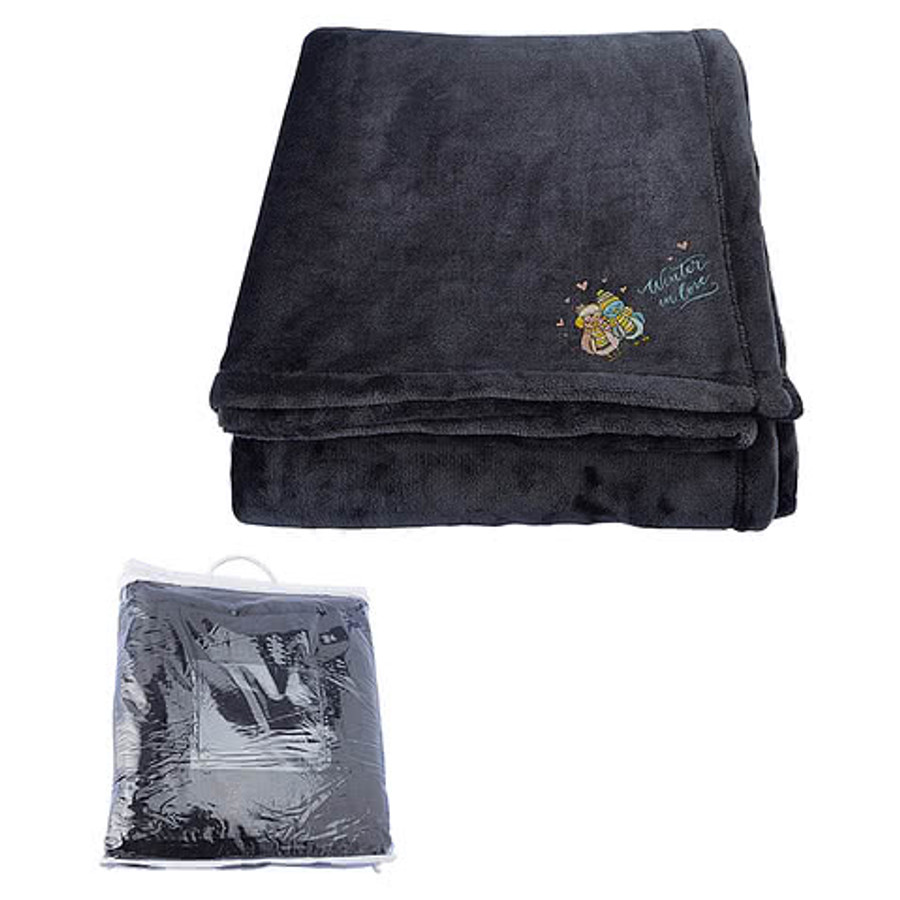 Mink Touch Luxury Fleece Blanket in CREAM