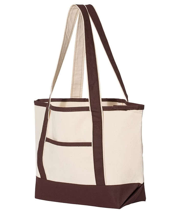MK211304 - Embroidered Canvas Tote - CUSTOM