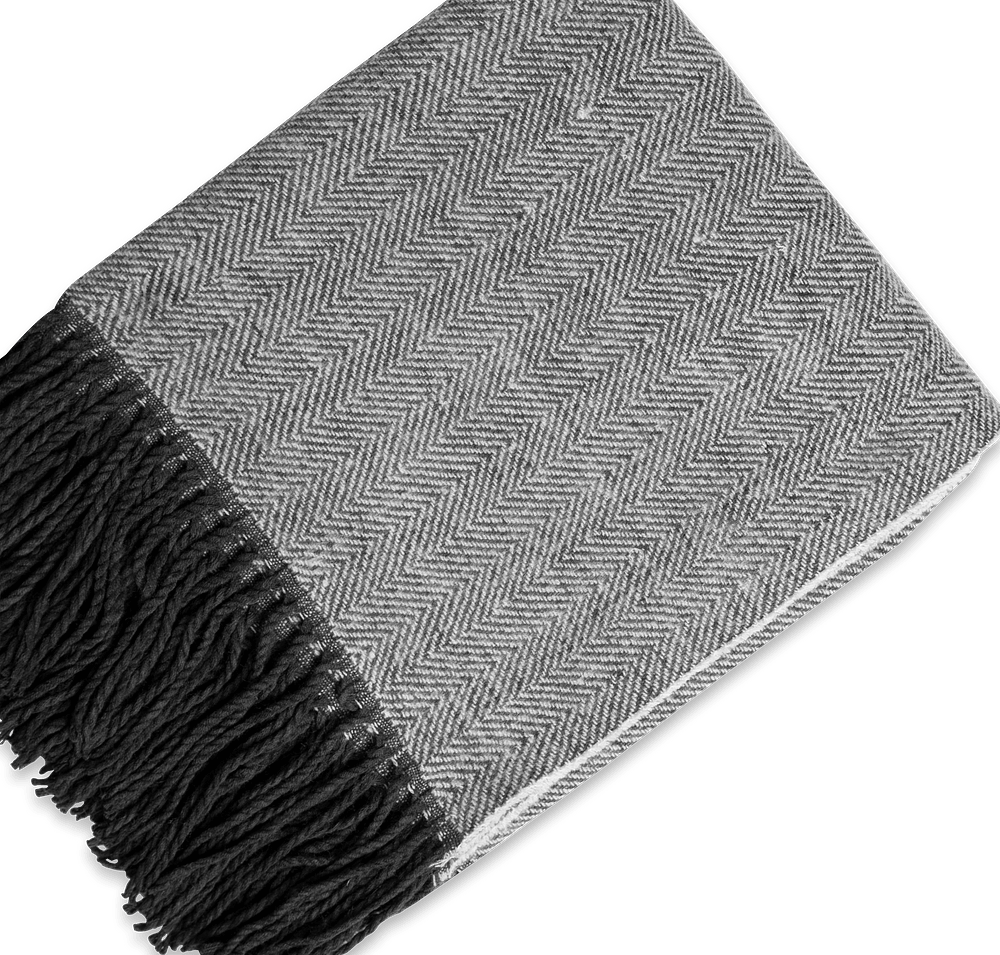 Kanata Herringbone Throw Blanket-default