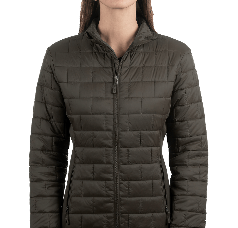 Burnside Women's Quilted Stretch Puffer Jacket-default