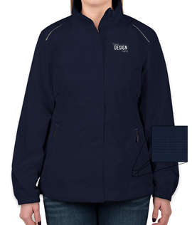 Core 365 Women's Waterproof Ripstop Jacket - Color: Classic Navy