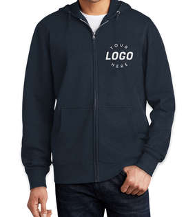 District V.I.T. Zip Hoodie - Embroidered - Color: New Navy