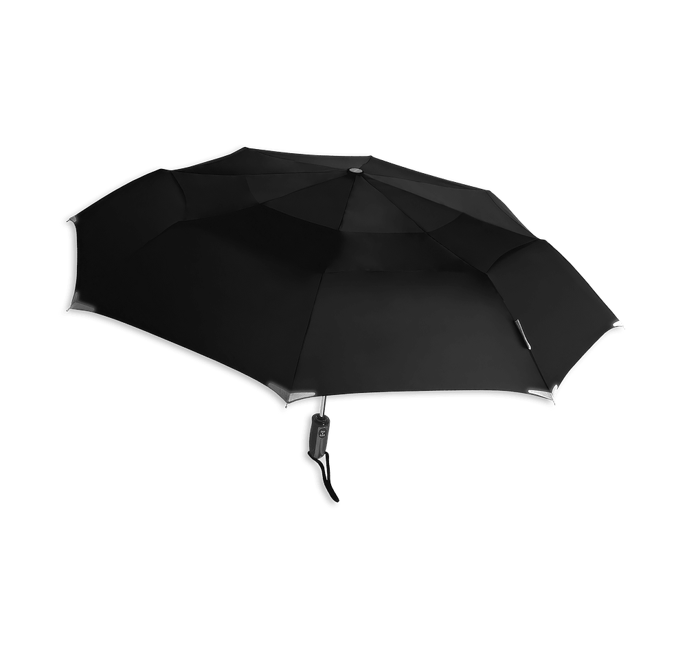 Full Color Shed Rain Walksafe 42" Arc Vented Auto-Open Compact Umbrella-default