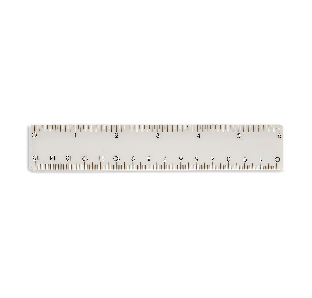 6" Plastic Ruler-default