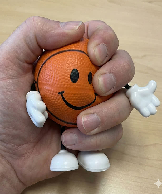 Standing Basketball Stress Reliever