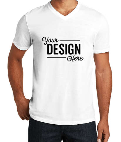 District Tri-Blend V-Neck T-shirt - White