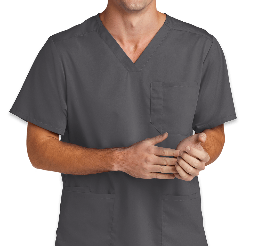 Wink Premiere Flex Stretch V-Neck Scrub Top-default