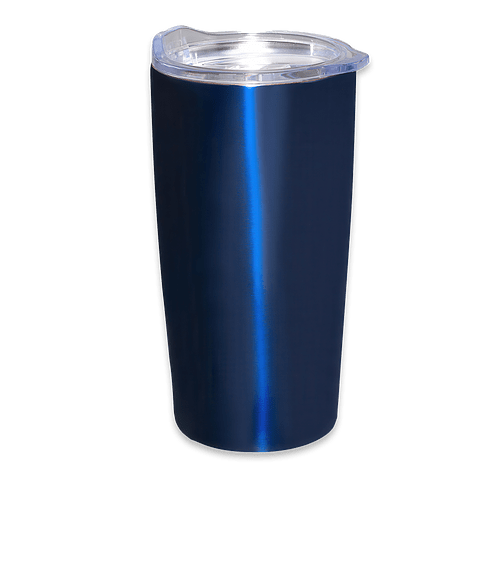 Laser Engraved 20 oz. Emperor Stainless Steel Tumbler in Navy Blue