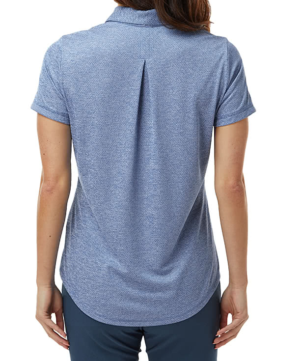 Adidas Women's Space Dyed Recycled Performance Polo - Embroidered