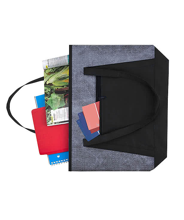 Heathered Recycled Non-Woven Tote Bag