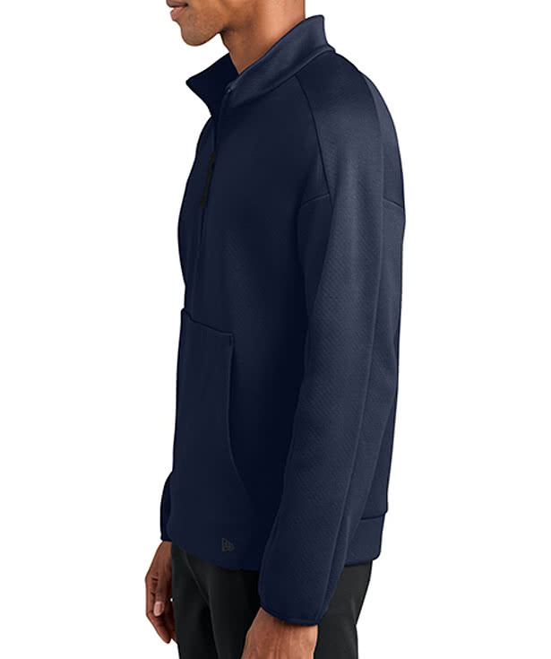 New Era Double Back Quarter Zip Sweatshirt