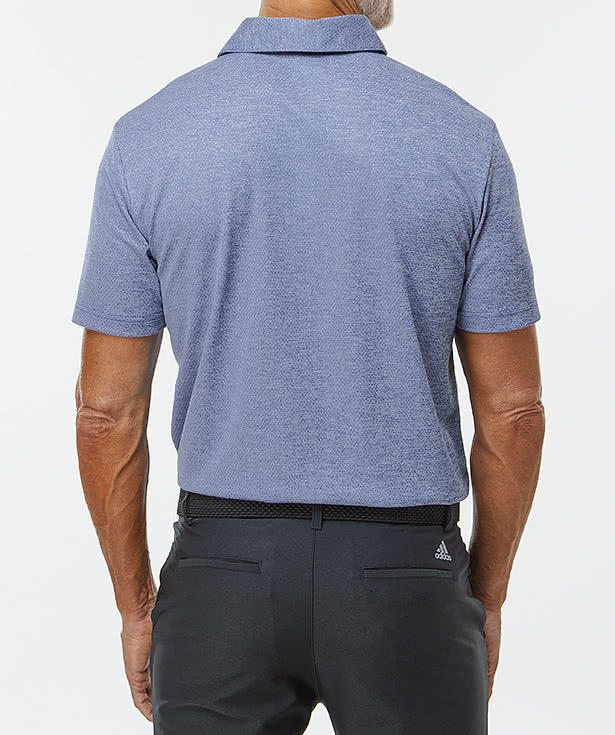 Adidas Space Dyed Recycled Performance Polo - Embroidered