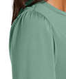 Mercer+Mettle Women's Stretch Jersey Long Sleeve Blouson Shirt