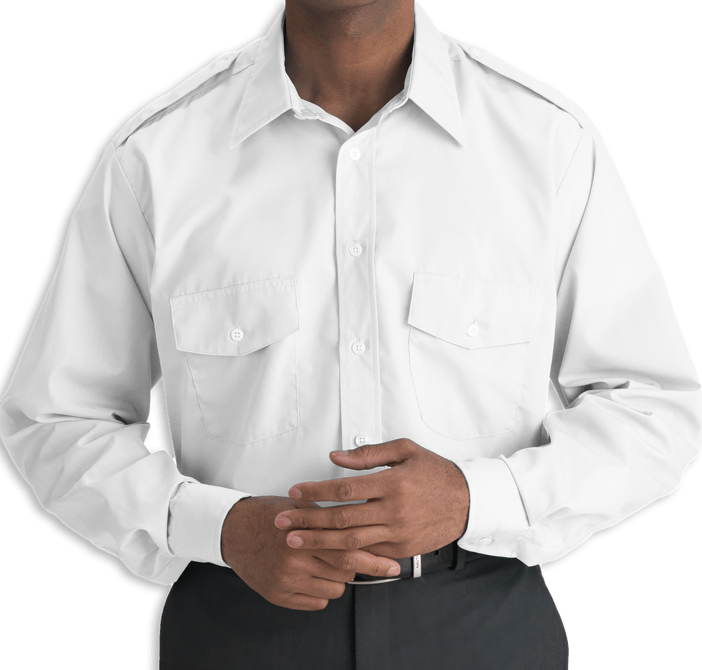 Edwards Navigator Poplin Long Sleeve Work Shirt-default