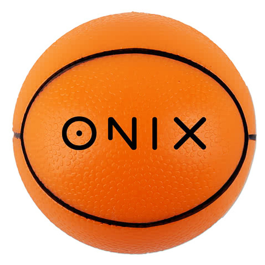 Full Color Basketball Shaped Mint Container in Orange