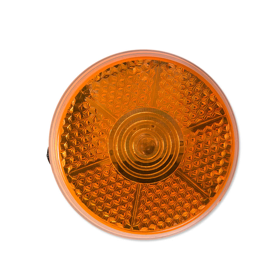 Round Blinking Light with Back Clip