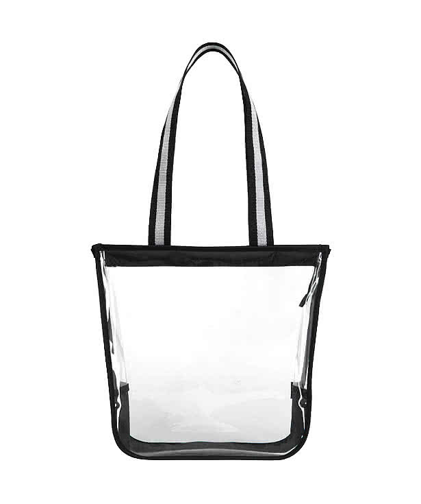 Sigma Clear Zippered Tote Bag
