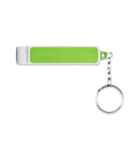 Bottle Opener and Phone Stand Keychain - Color: Lime Green