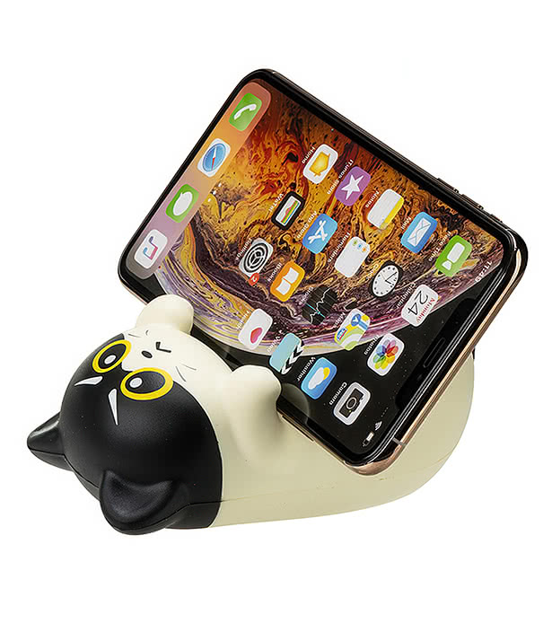Kute Kitty Siberian Cat Stress Reliever & Phone Holder