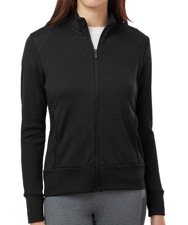 Adidas Women's Ultimate365 Recycled Textured Performance Full Zip Jacket