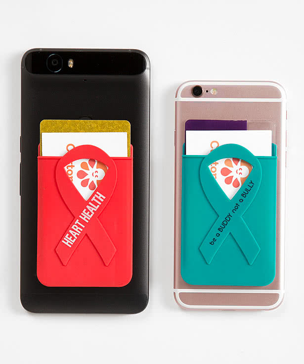 Adhesive Ribbon Cell Phone Card Wallet