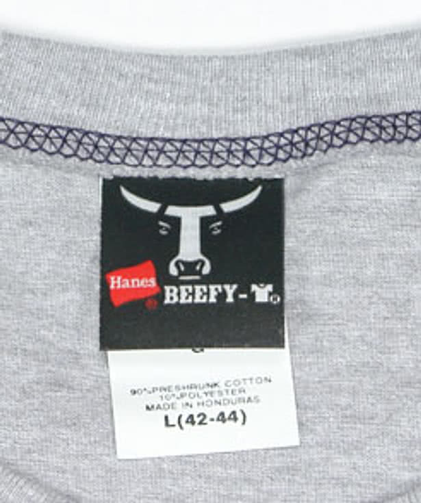 Hanes Contrast Stitch T
