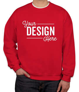 Canada - Gildan Midweight 50/50 Crewneck Sweatshirt - Color: Red