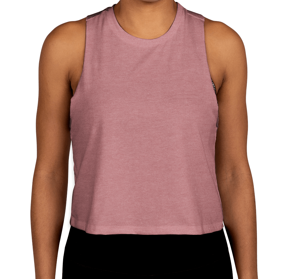 Bella + Canvas Women's Racerback Crop Tank Top-default
