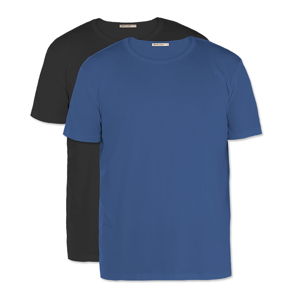 Custom Marine Layer Signature Crew T-shirt - Design Short Sleeve T