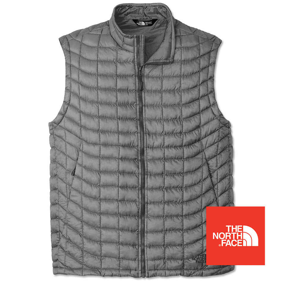 [The North Face] M’S BASK SLEEVELESS - GRAY Custom The North Face Thermoball Trekker Vest - Design Vests