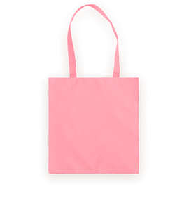 Basic 50% Recycled Poly Tote Bag - Color: Light Pink