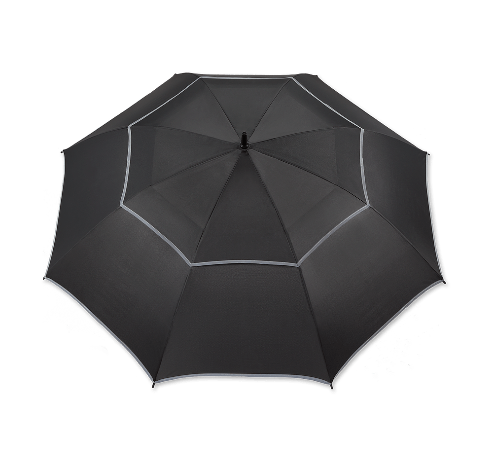 62" Arc Reflective Recycled Golf Umbrella-default