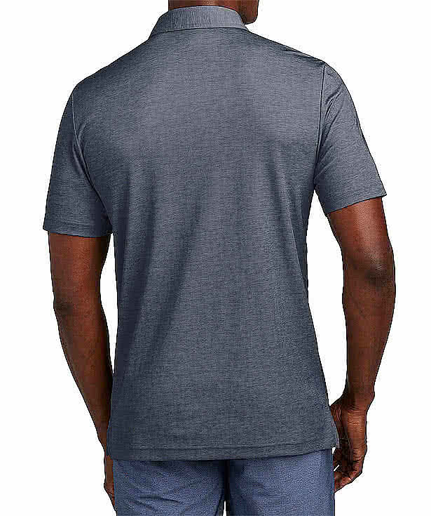 TravisMathew Oceanside Heather Performance Pocket Polo - Embroidered