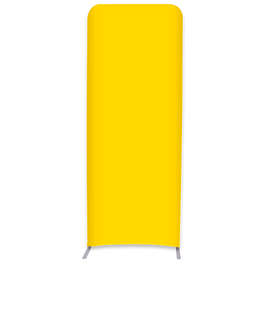 Full Color 36.5" x 91.25" Eurofit Straight Wall Display Kit - Color: Athletic Gold