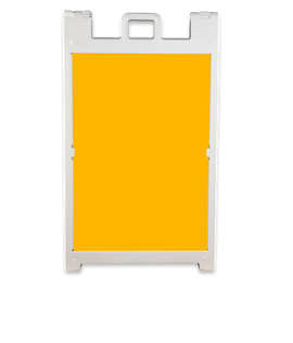 Full Color Signicade Deluxe A-Frame Kit - Color: Athletic Gold / White
