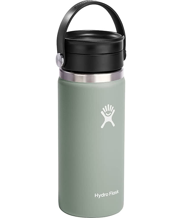 Hydro Flask Wide Mouth 16 oz. Bottle with Flex Sip Lid - Laser Engraved