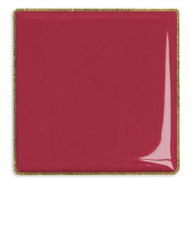 1" Square Lapel Pin - Color: Maroon / Brass